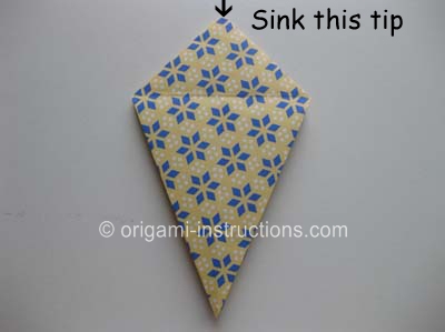 Origami Sink Fold Folding Instructions