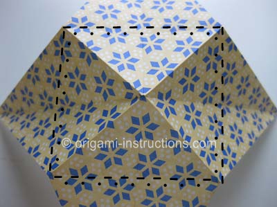 Origami Sink Fold Folding Instructions