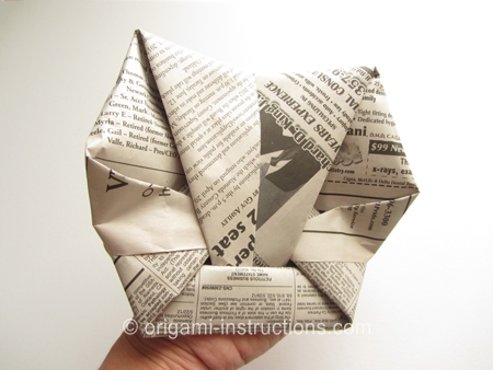 origami-baseball-mitt
