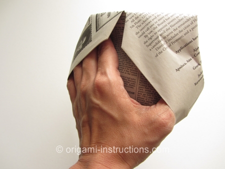 origami-baseball-mitt