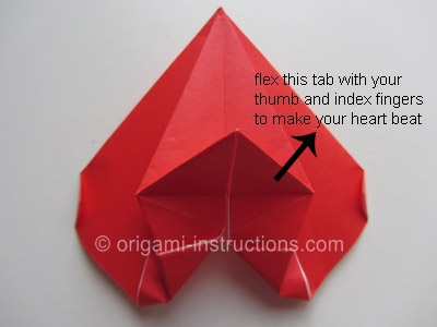 Før campingvogn frugter Origami Beating Heart Folding Instructions