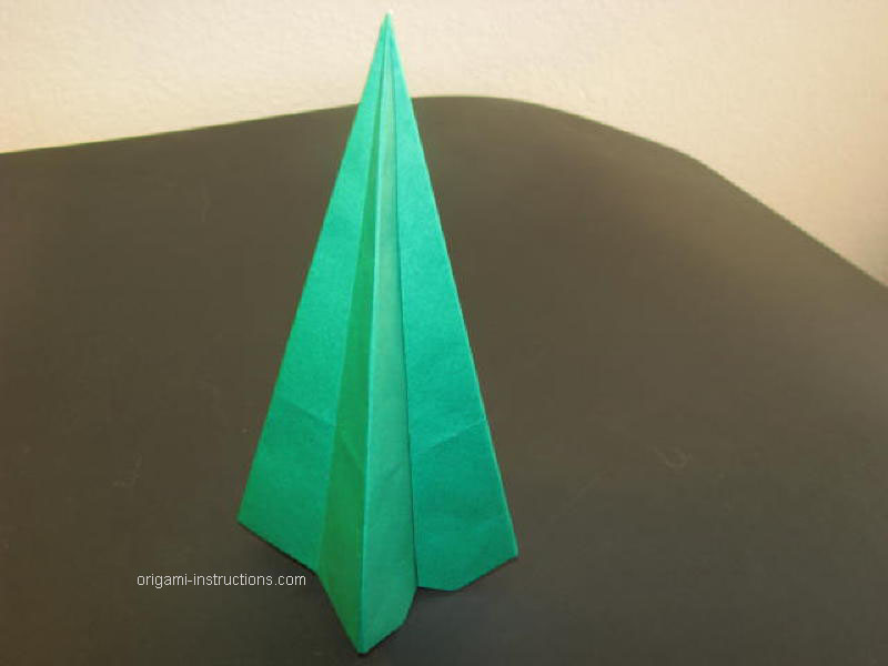 origami christmas tree