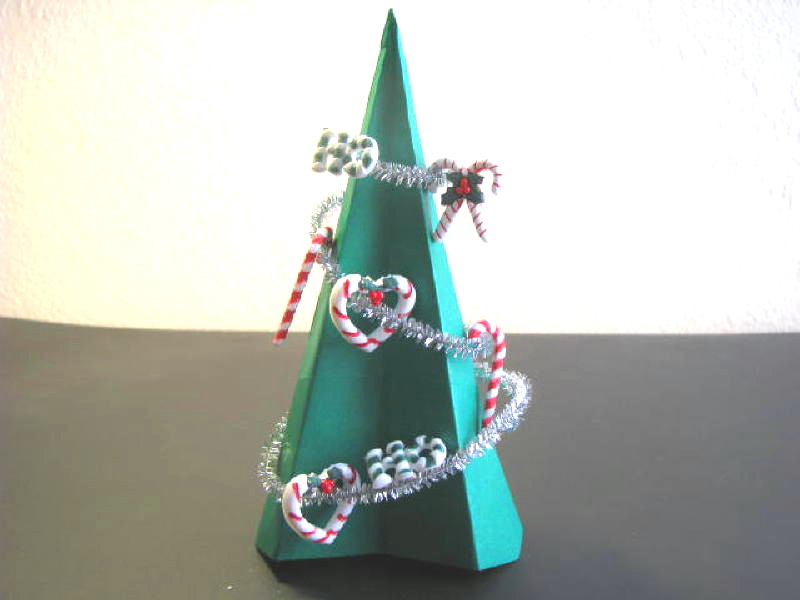 origami christmas tree