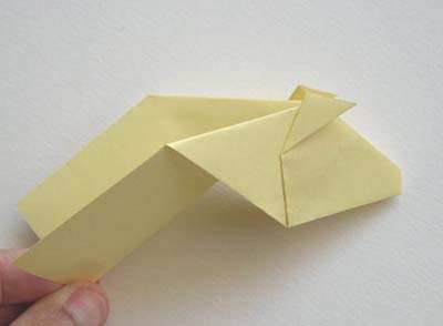 origami-cow-'s-neck-reverse folded