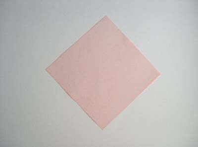 origami cup ready to fold