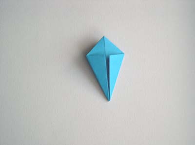 origami-diamond-all four edges folded to centerline