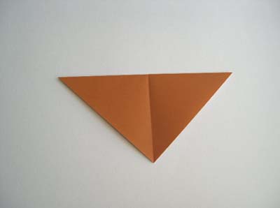 origami-dog-creased triangle