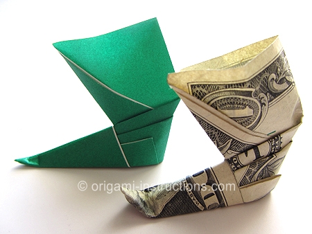 money-origami-pixie-shoe