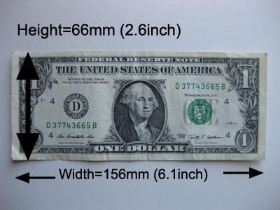 Origami Dollar Bill