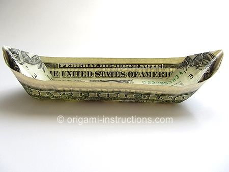 money-origami-sampan