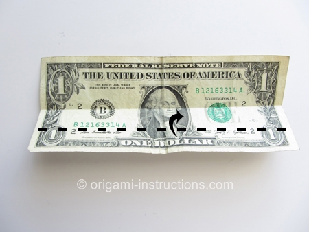 money-origami-sunglasses-step-2