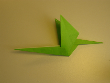 making the neck of the origami dragon-1 13-origami-dragon
