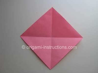 Easy Origami Heart Step 4
