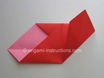 Easy Origami Heart Step 7