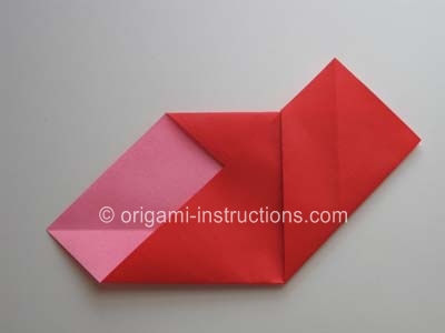 Easy Origami Heart Step 7