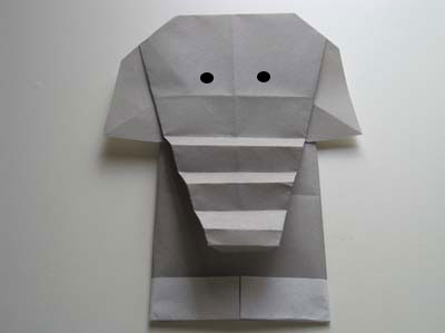 origami-elephant-head-and-body