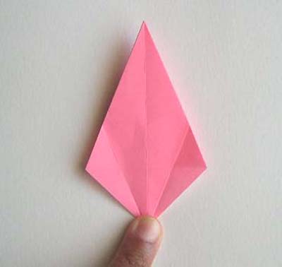 Schematy origami Lily kwiat zdjęcie 7