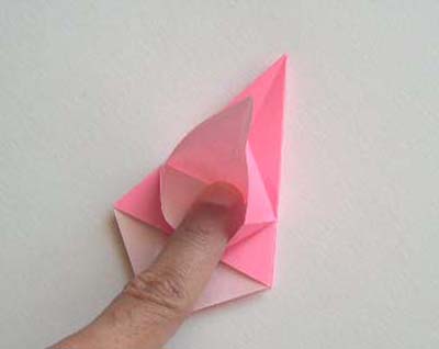 Schematy origami kwiat lilii zdjęcie 11