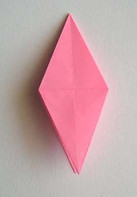 Schematy origami kwiat lilii zdjęcie 15