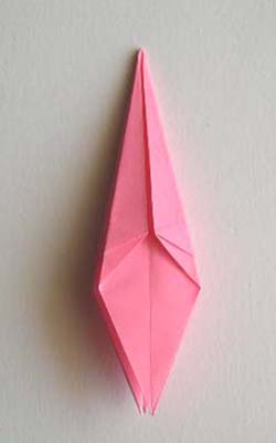 Schematy origami kwiat lilii zdjęcie 17