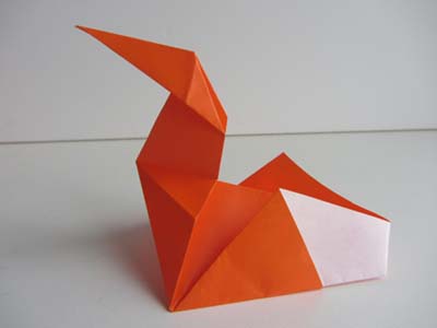 origami-pecking-chicken