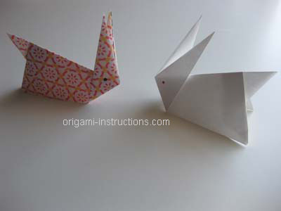 2-standing-origami-rabbits