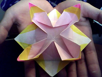 Origami Lotus at origami-instructions.com