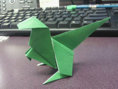 origami-dinosaur