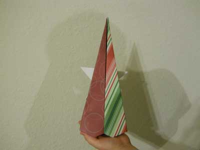 origami christmas tree