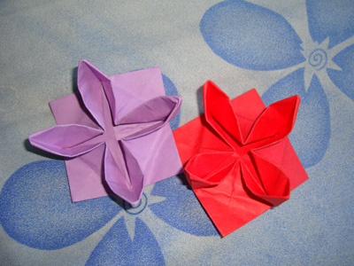 Origami Lotus at origami-instructions.com