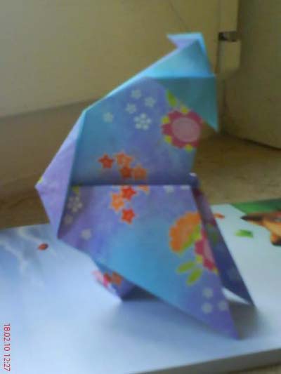 origami-rooster