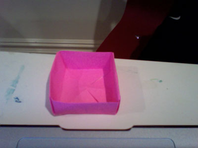 Origami Garbage Bin 2  Origami box easy, Origami box instructions, Origami  box