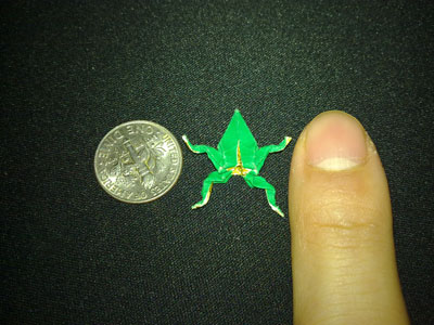 Origami Frog at origami-instructions.com