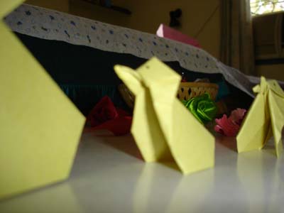 origami-easter-chick-family