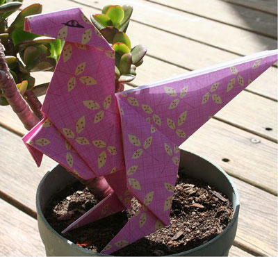 origami-dinosaur