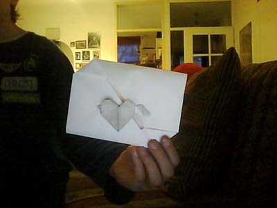 How To Fold A Letter Into A Small Envelope. From Ida in Newark: