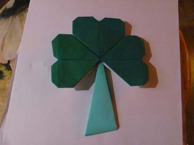 origami-clover