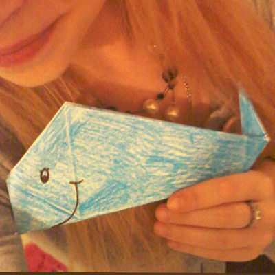 origami-whale