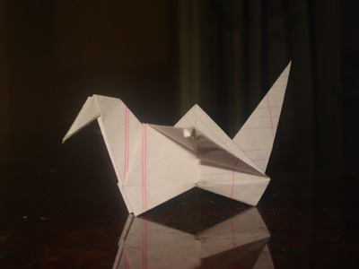 Origami Flapping Bird at origami-instructions.com