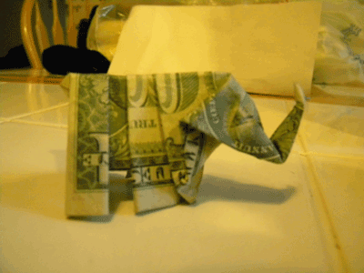 dollar bill origami instructions. dollar bill origami peacock.