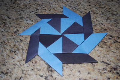 Origami Modular Pinwheel at origami-instructions.com