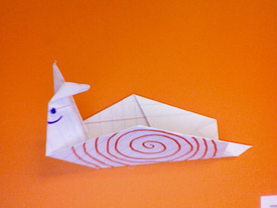 origami-snail