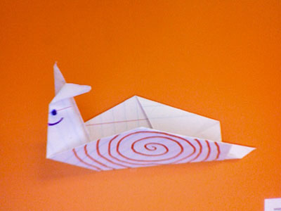origami-snail