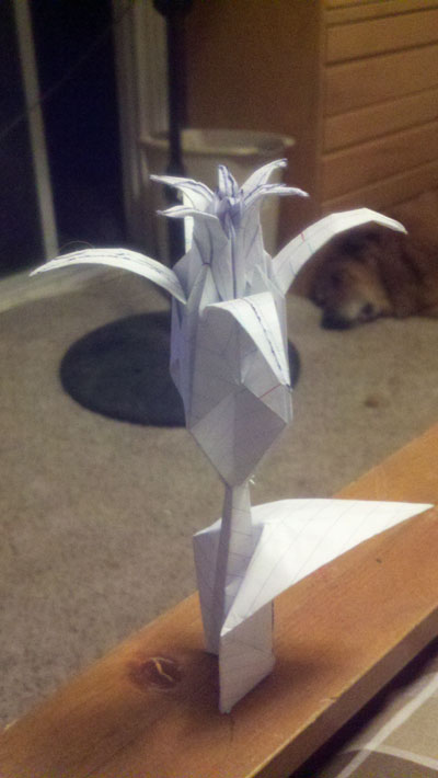 origami-lily-with stem