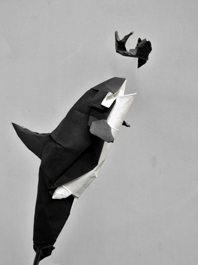 origami-whale