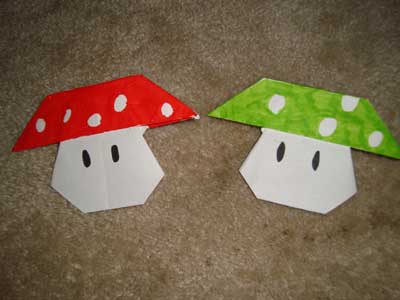 origami-mushroom