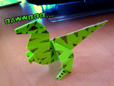 origami-dinosaur