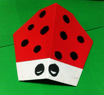 origami-ladybug