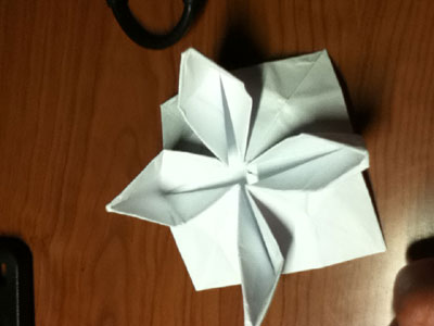 Origami Lotus at origami-instructions.com