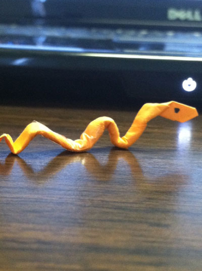 origami-snake